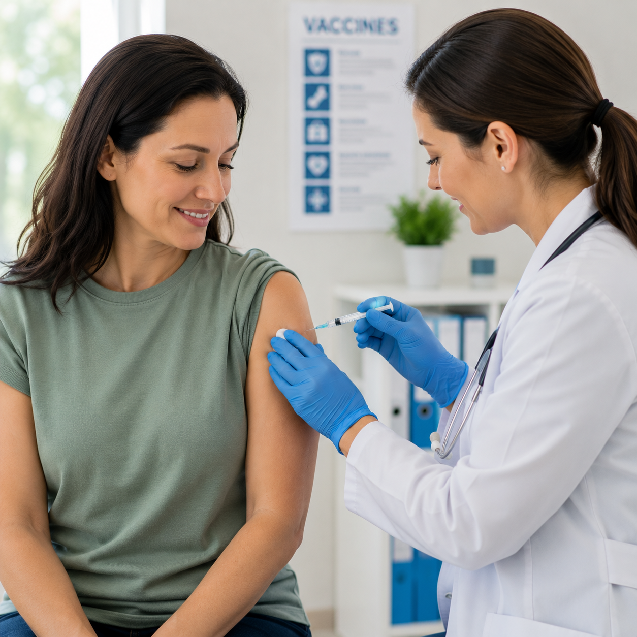 Adult Immunizations Recommended vaccines based on age, occupation, travel history, and medical conditions.