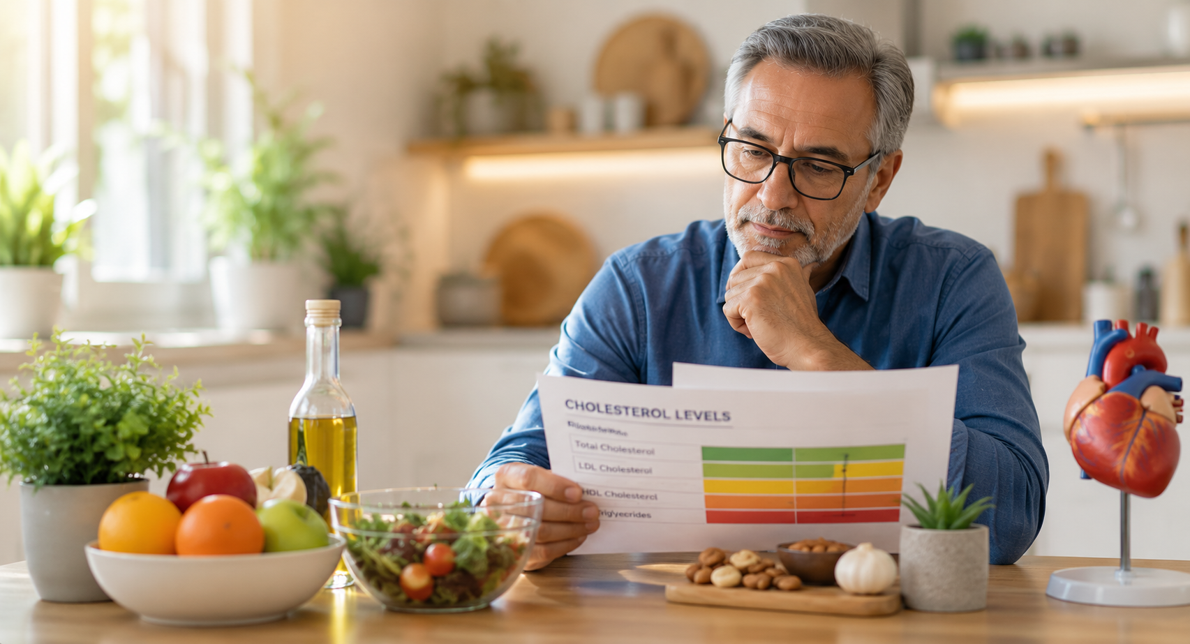 Lower cholesterol levels help reduce strain on the cardiovascular system and support long-term heart function.